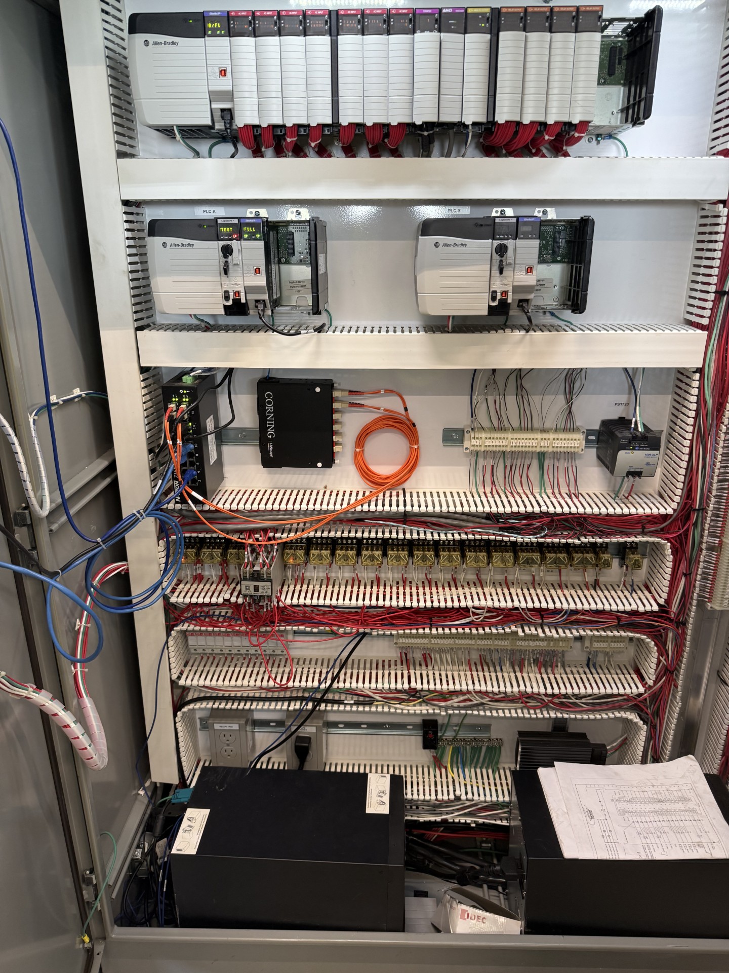 PLC Cabinet Install Railroad